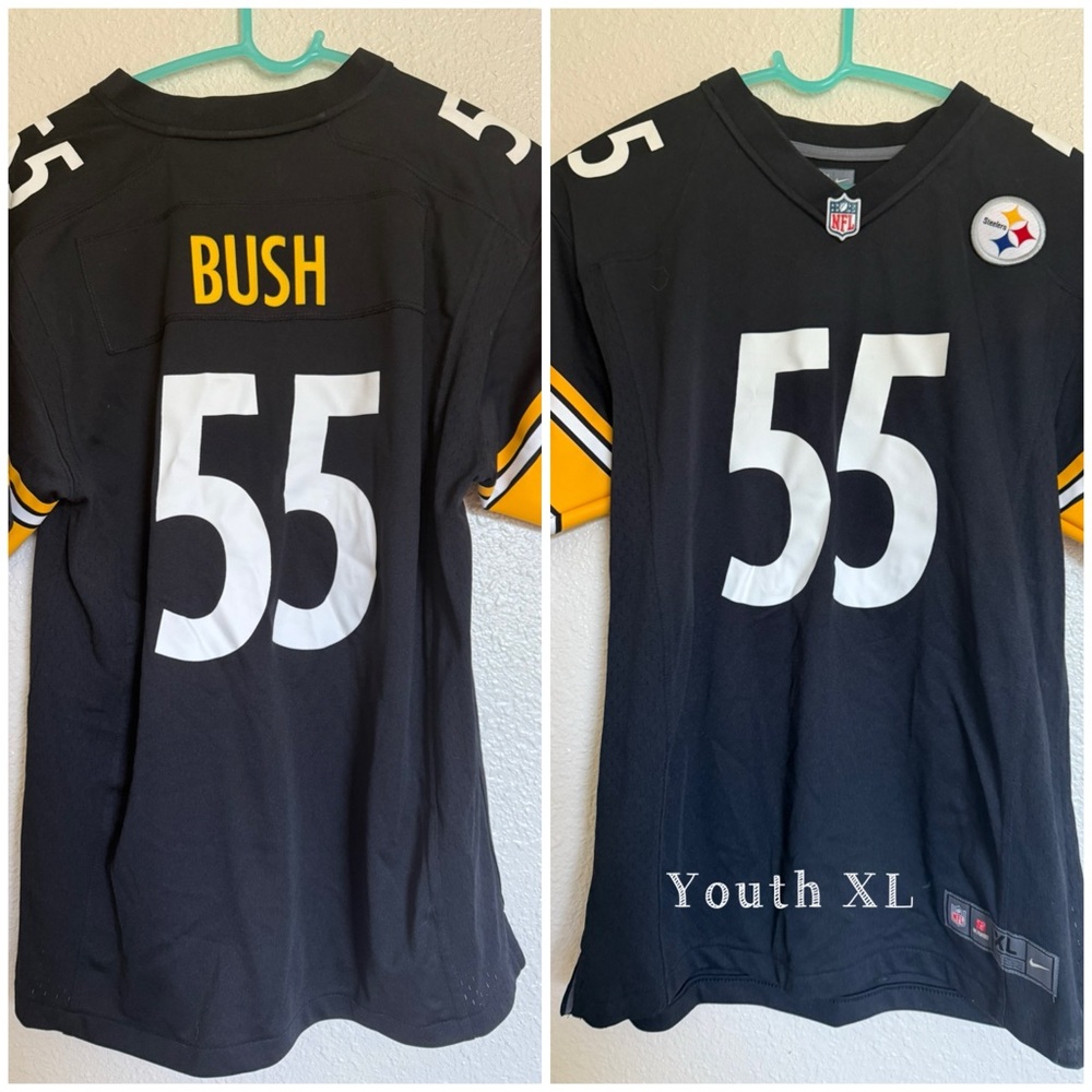 NFL Youth Black and Gold Jersey
